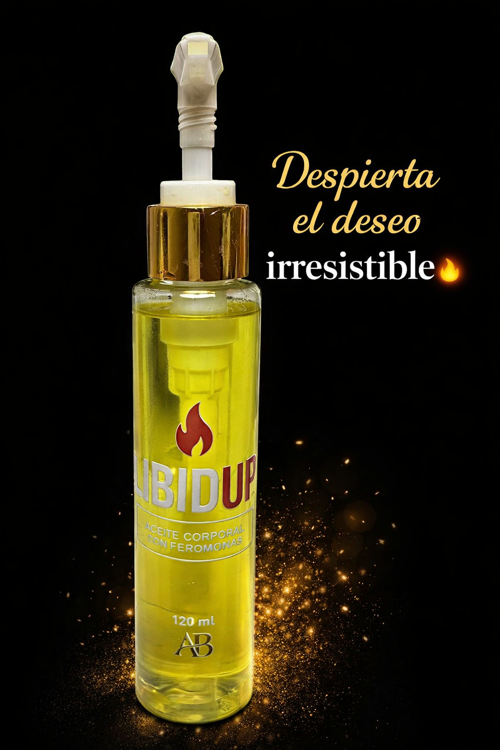 ACEITE CORPORAL CON FEROMONAS LIBIDUP 120ML (MUJER)